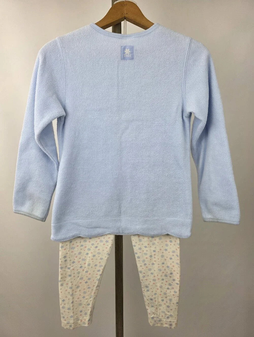 Disney Catalog Vintage Y2K Girl's Winnie The Pooh Fleece Embroidered Pj Set 7/8
